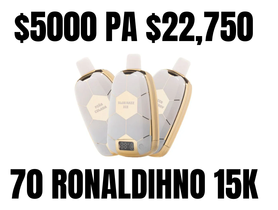 $5,000 pa $22,750 Ronaldinho ENVIO GRATIS