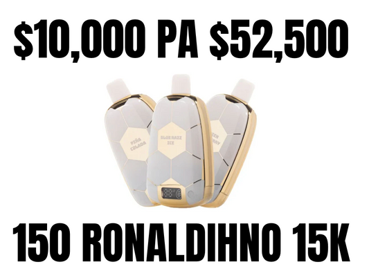 $10,000 PA $52,500 RONALDINHO ENVIO GRATIS