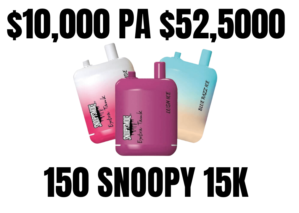 $10,000 PA $52,500 SNOOPY ENVIO GRATIS